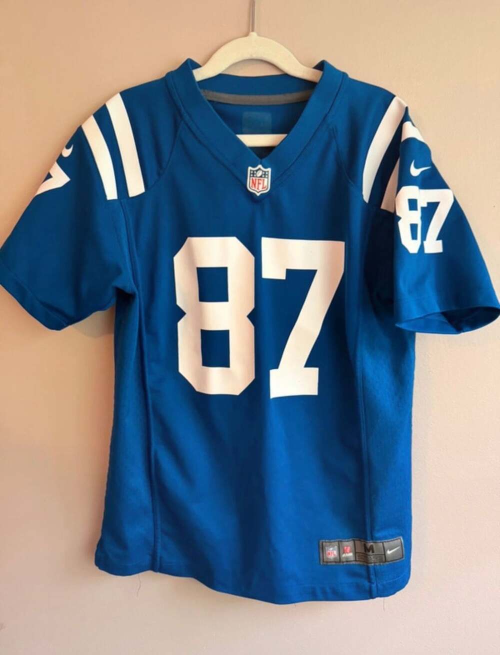 Youth M (10-12) Nike Indianapolis Colts Reggie Wayne 87 Blue Jersey